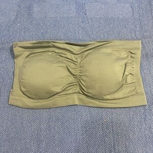 NIP Gray Wire-free Strapless Seamless Stretchy Bra